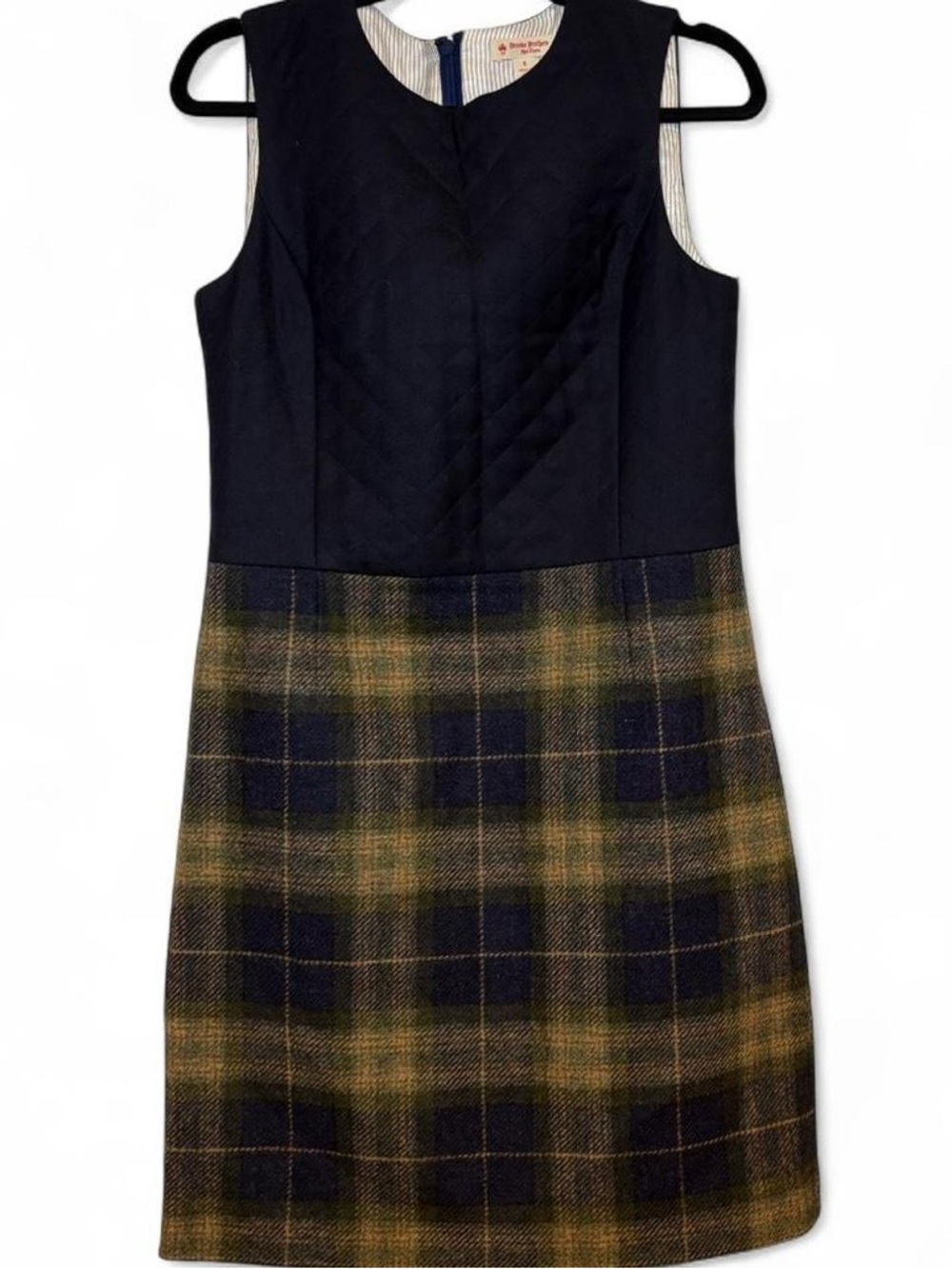 Brooks Brothers Red Fleece Vintage Sleeveless Midi Dress/Jumper